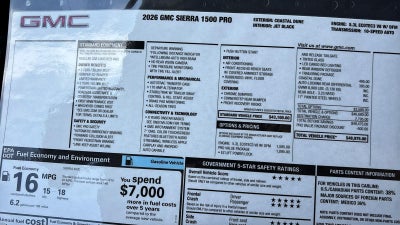 2026 GMC Sierra 1500 Pro