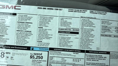 2026 GMC Sierra 1500 SLT