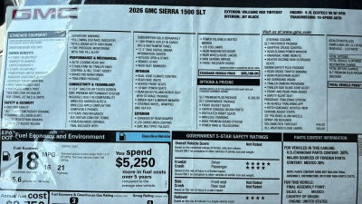 2026 GMC Sierra 1500 SLT
