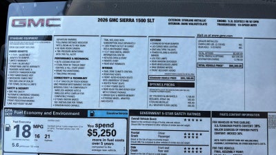 2026 GMC Sierra 1500 SLT