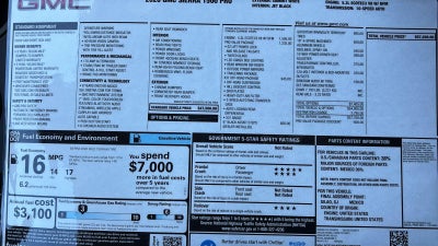 2026 GMC Sierra 1500 Pro