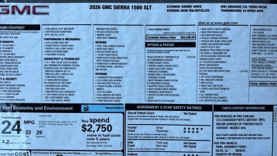 2026 GMC Sierra 1500 SLT