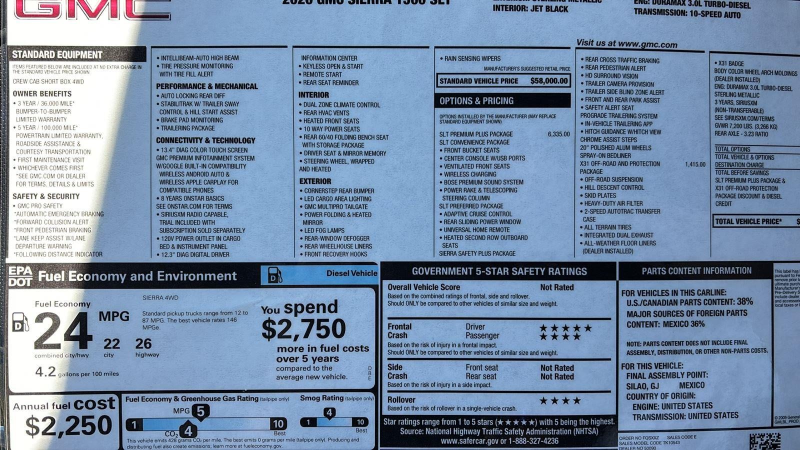 2026 GMC Sierra 1500 SLT