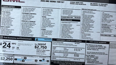 2026 GMC Sierra 1500 SLT