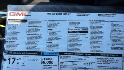 2026 GMC Sierra 1500 SLT