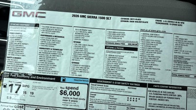 2026 GMC Sierra 1500 SLT