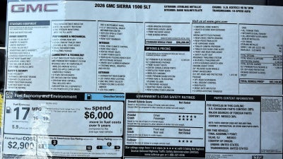 2026 GMC Sierra 1500 SLT