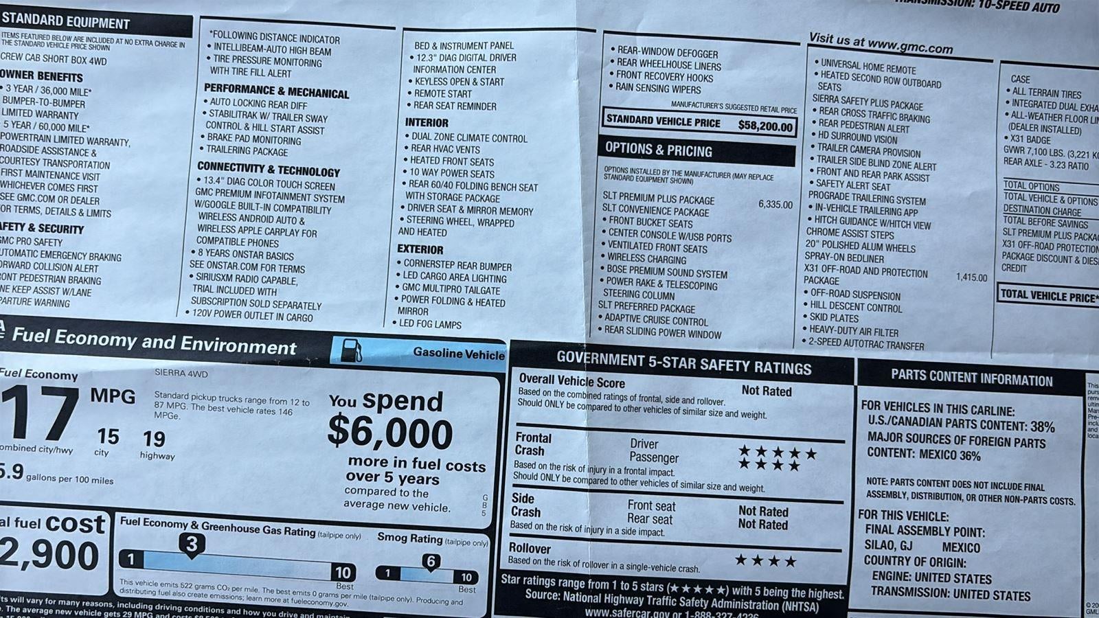 2026 GMC Sierra 1500 SLT