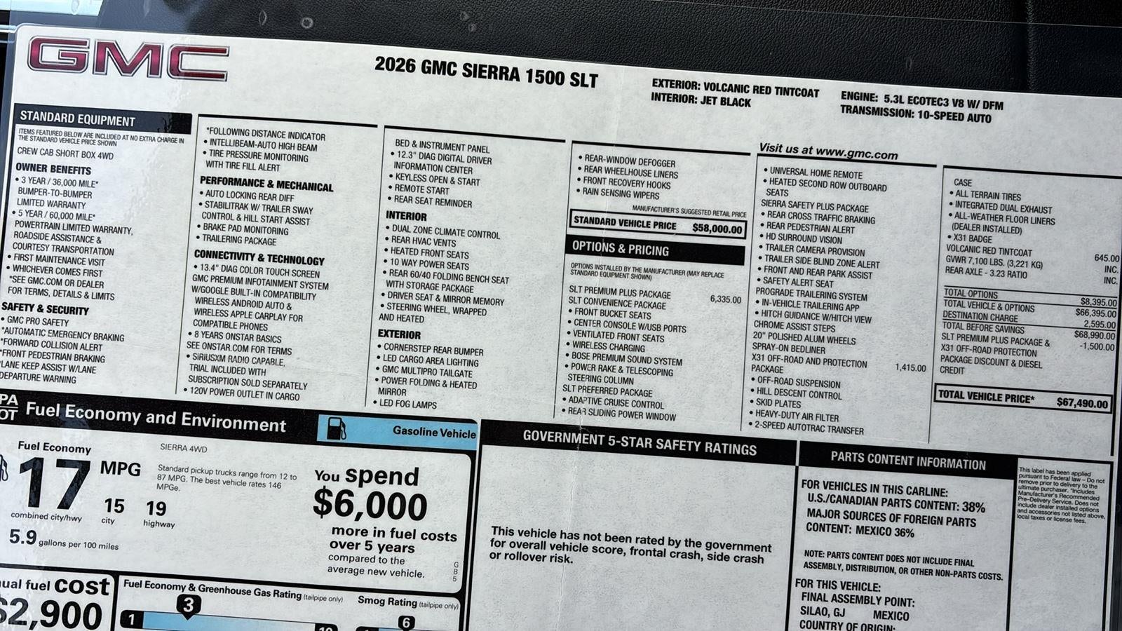 2026 GMC Sierra 1500 SLT