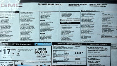 2026 GMC Sierra 1500 SLT