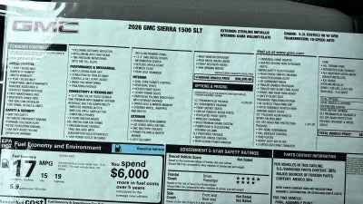 2026 GMC Sierra 1500 SLT