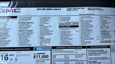 2026 GMC Sierra 1500 SLT