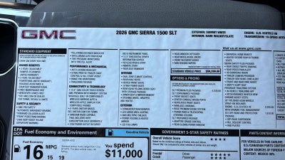 2026 GMC Sierra 1500 SLT