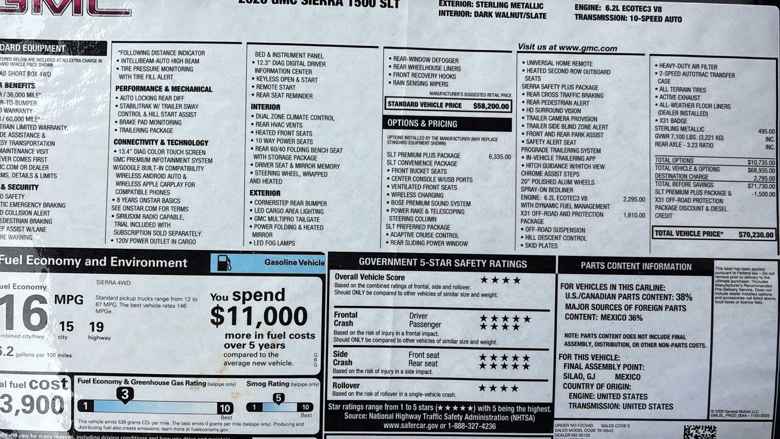 2026 GMC Sierra 1500 SLT