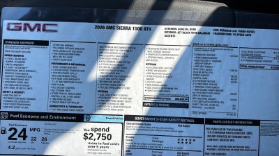2026 GMC Sierra 1500 AT4