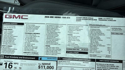 2026 GMC Sierra 1500 AT4
