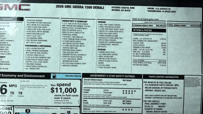 2026 GMC Sierra 1500 Denali