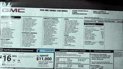 2026 GMC Sierra 1500 Denali