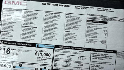 2026 GMC Sierra 1500 Denali