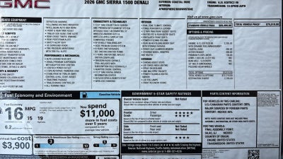 2026 GMC Sierra 1500 Denali