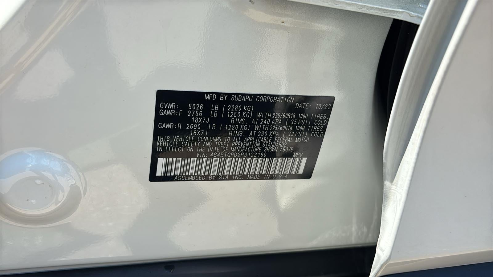 2023 Subaru Outback Touring XT