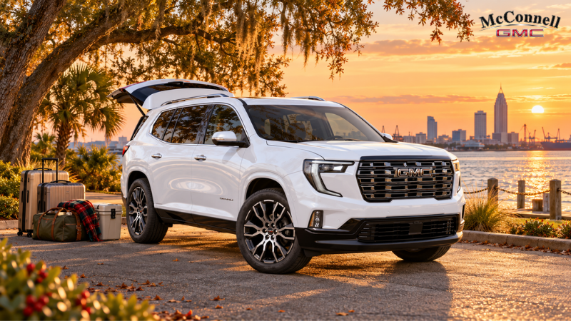 GMC Acadia prepared for holiday road travel from Mobile AL